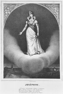 Kaiserin Josephine de Beauharnais (1763-1814) und die Freimaurerei, ca. 1846 von French School
