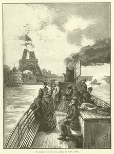 Auf einem Bateau-Mouche in der Nähe der Pont d