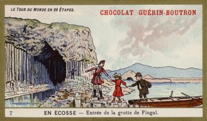 Eingang zur Fingalshöhle, Schottland von French School