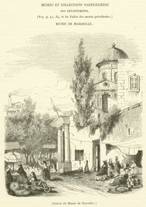 Eingang des Museums von Marseille von French School