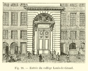 Eingang des Kollegs Louis-le-Grand
