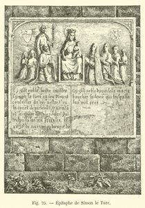 Epitaph von Simon der Türke von French School