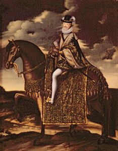 Reiterporträt von Henri IV (1553-1610) von French School