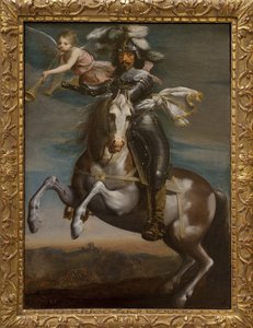 Reiterporträt von Ludwig XIII. (1601-1643). Gemälde um 1630. Französische Kunst des 17. Jahrhunderts. Musée des Beaux-Arts de Rouen.