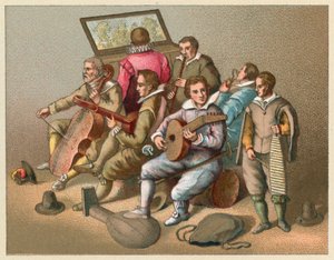 Europa XVII. Jahrhundert Kostüm von French School