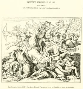 Weltausstellung von 1855, Die vier Plagen der Apokalypse von French School