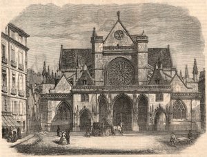 Außenansicht der Kirche Saint-Germain l
