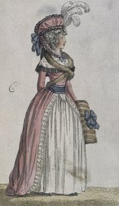 Frauenkostüm (Farbstich)