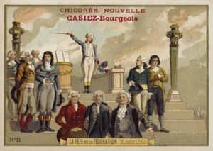 Fête de la Fédération, Französische Revolution, 14. Juli 1790 von French School