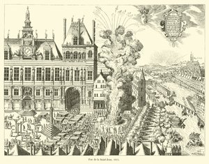 Johannisfeuer, 1615 von French School