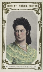 Verstorbene Kaiserin Elisabeth von Österreich von French School