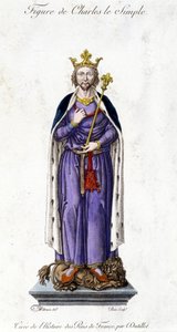 Figur von Karl III. dem Einfältigen
