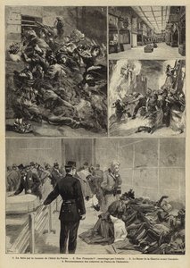Brand im Bazar de la Charité, Paris, 1897 von French School