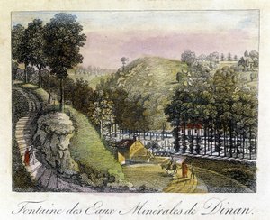 Brunnen der Mineralwasser von Dinan