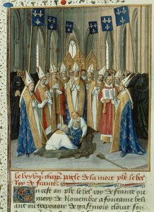 Begräbnis von Philippe Le Bel (1268-1314) in St. Denis