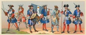 Frankreich XVII-XVIII Jahrhundert Kostüm