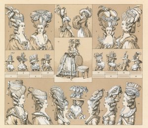Frankreich XVIII. Jahrhundert Kostüm von French School