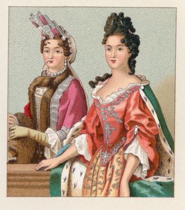 Frankreich XVII. Jahrhundert Kostüm von French School
