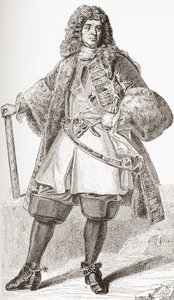 François de Neufville, 2. Herzog von Villeroy, 1644-1730. Französischer Soldat. Aus Les Heures Libres veröffentlicht 1908. von French School
