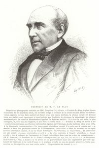 Frédéric Le Play, französischer Ingenieur, Soziologe und Ökonom