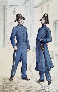 Französische Polizisten ca. 1829-30