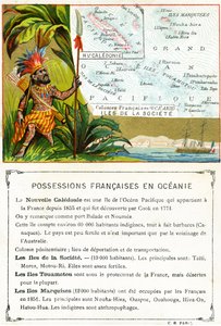 Französische Besitzungen in Ozeanien, ca. 1890 von French School