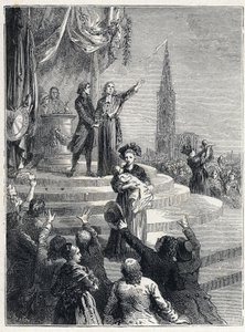 Französische Revolution - Fête de la Fédération in Straßburg