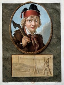 Französische Revolution: Porträt des jungen Joseph Agricol Viala (1780-1793)