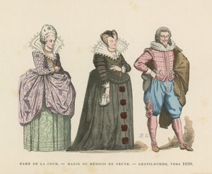 Französisches Kostüm, frühes 17. Jahrhundert von French School