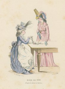 Französische Mode von 1792 von French School