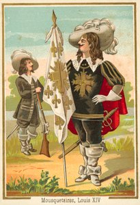 Französische Musketiere zur Zeit Ludwigs XIV. von French School