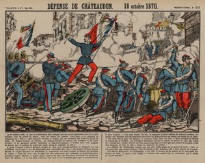 Französische Truppen verteidigen Chateaudun, Deutsch-Französischer Krieg