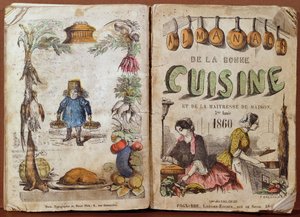 Vorderseite des Almanach de la Bonne Cuisine et de la Maitresse de Maison, 1860