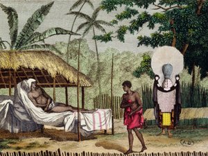 Beerdigungs- und Trauerriten in Tahiti, 1811