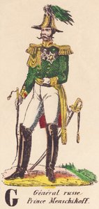 G: Russischer General, Prinz Menschikoff (1787-1869)