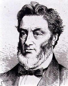 Gabriel-Claude-Jules Favre (1809-1880) französischer Politiker (Stich) von French School