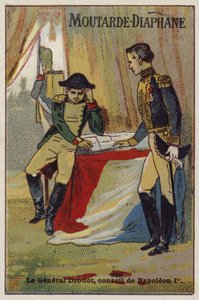 General Drouot berät Napoleon von French School