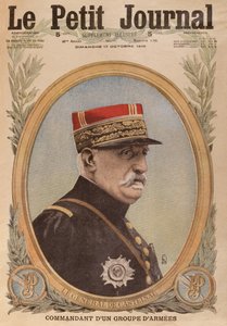 General de Castelnau, Titelillustration aus Le Petit Journal, supplement illustre, 17. Oktober 1915