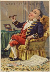Herr raucht Zigarre von French School