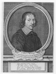 Gilles Ménage (Gravur) von French School