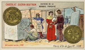 Goldflorin von Ludwig VI von French School
