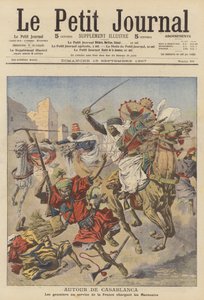 Goumiers greifen Marokkaner in der Nähe von Casablanca an