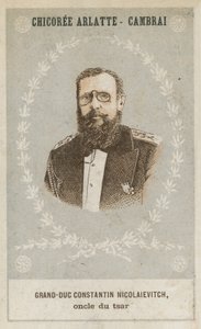 Großfürst Konstantin Nikolajewitsch, Onkel des Zaren von French School