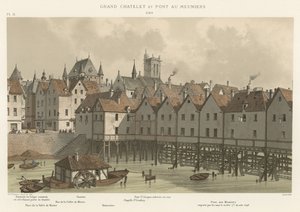 Grand Chatelet und Pont au Meuniers, 1580 von French School