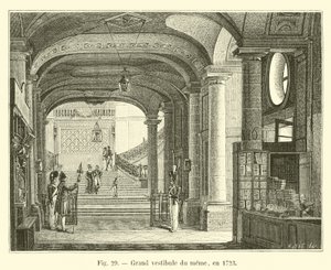 Großes Vestibül desselben, 1723
