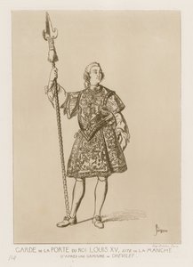 Wache der Porte von König Ludwig XV., genannt la manche von French School