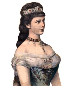 Gäste Frankreichs: Kaiserin Elisabeth (Sissi), Gemahlin von Franz Joseph I. von Österreich in „Le Petit Journal“ 20. Dezember 1896 (Gravur). von French School