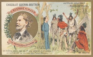 Gustave Aimard (1818-1883), französischer Schriftsteller, Autor von „Les trappers de l