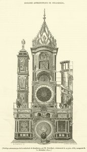 Astronomische Uhr der Kathedrale von Straßburg von French School