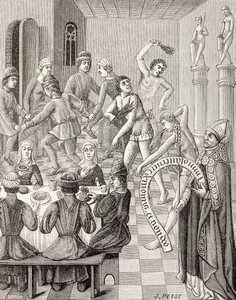 Häresie der Geißler, um 1880 (Lithografie)